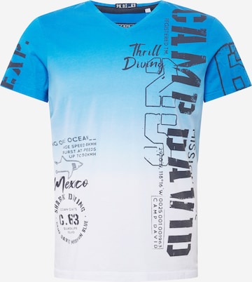 CAMP DAVIDT-Shirt - plava boja: prednji dio