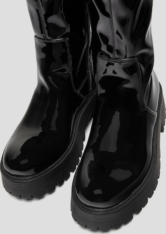 Pull&Bear Overknee laarzen in Zwart