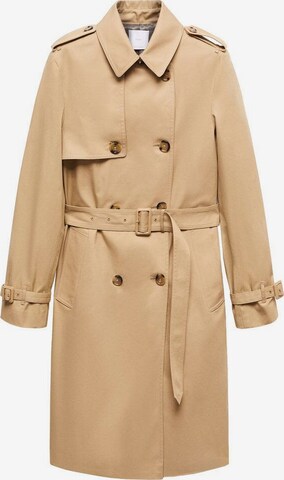 MANGO Between-Seasons Coat 'Polana' in Beige: front