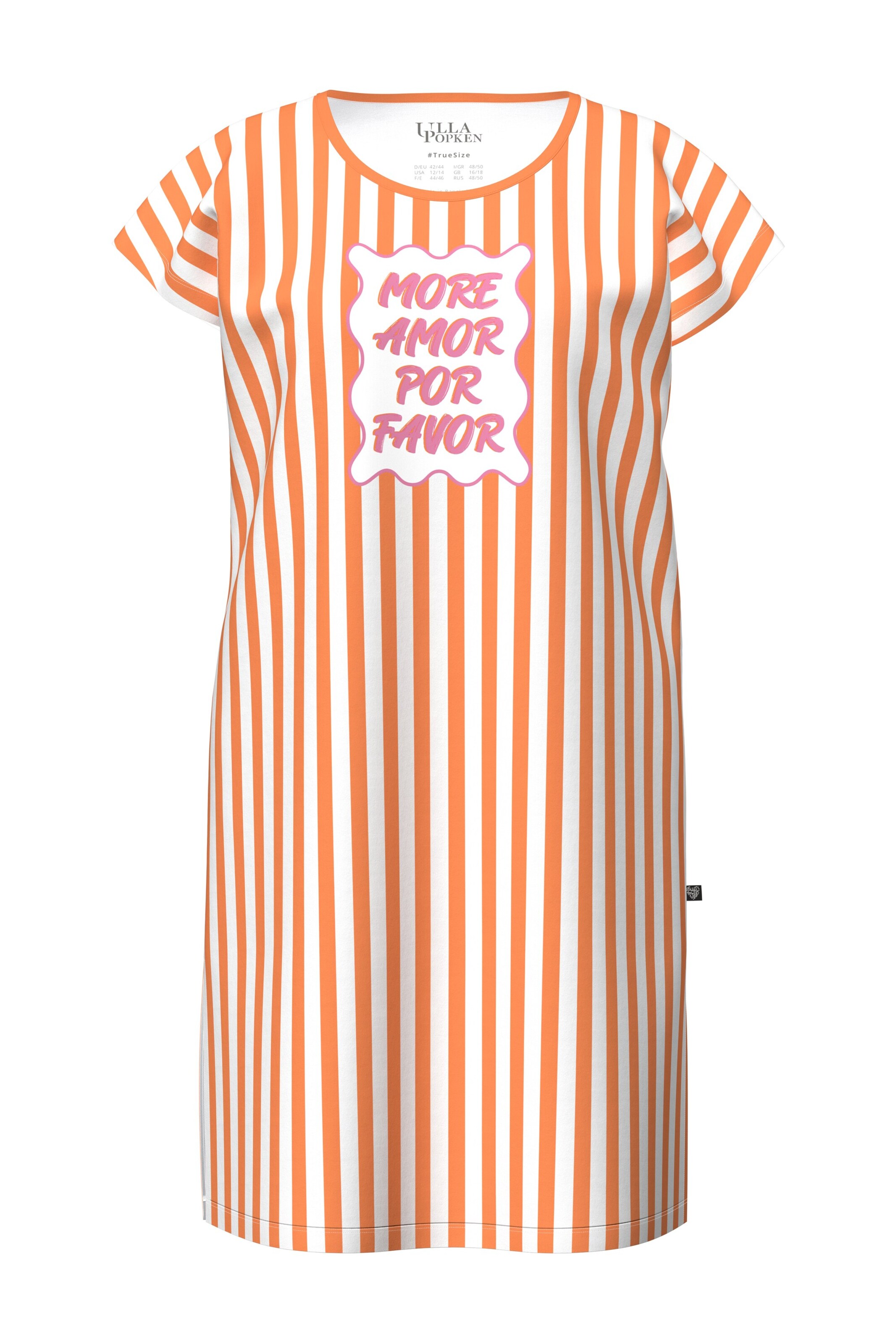 Ulla Popken Nightgown in Orange: front