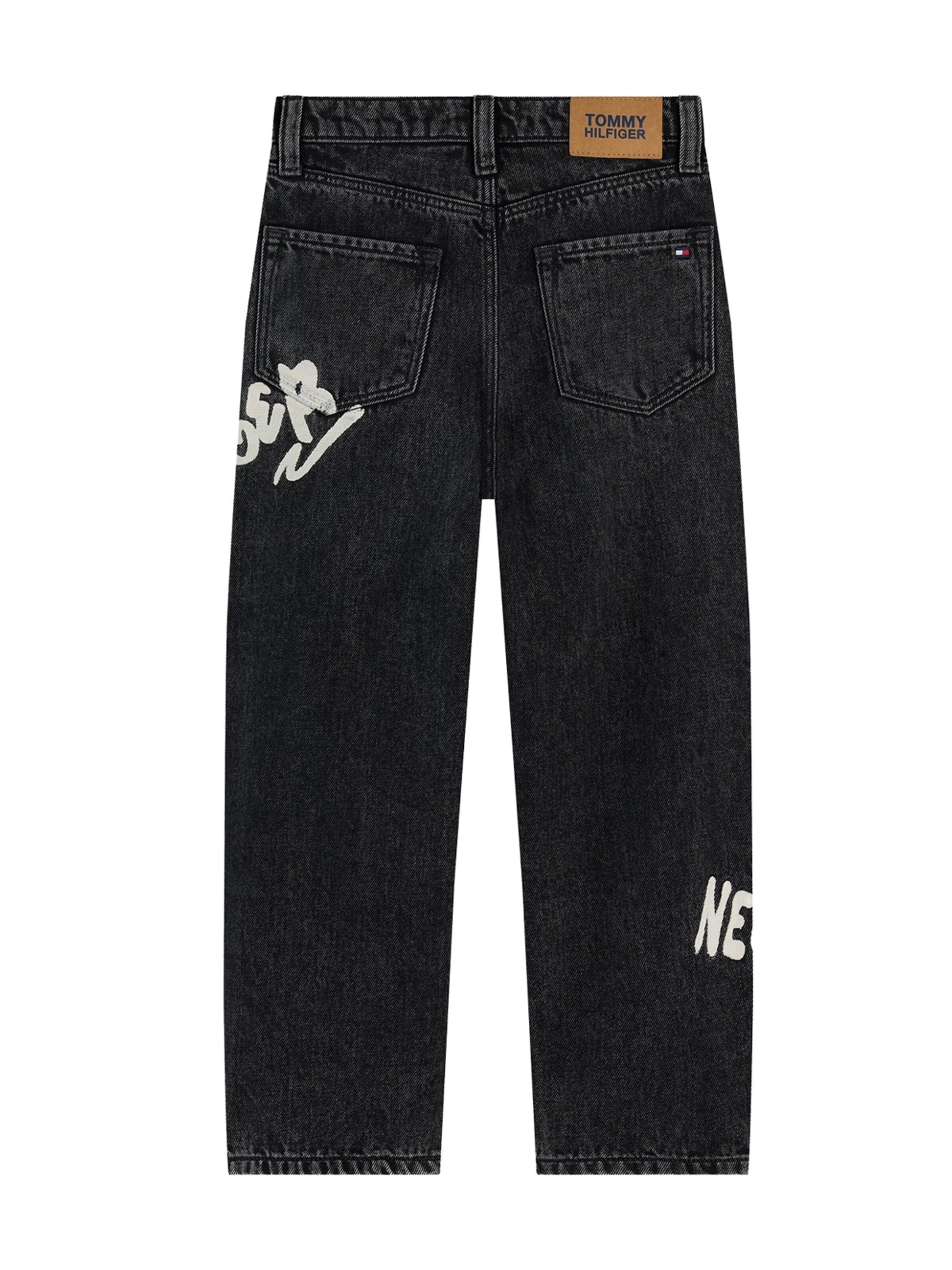 Tommy Hilfiger Kids Loose fit Jeans in Black
