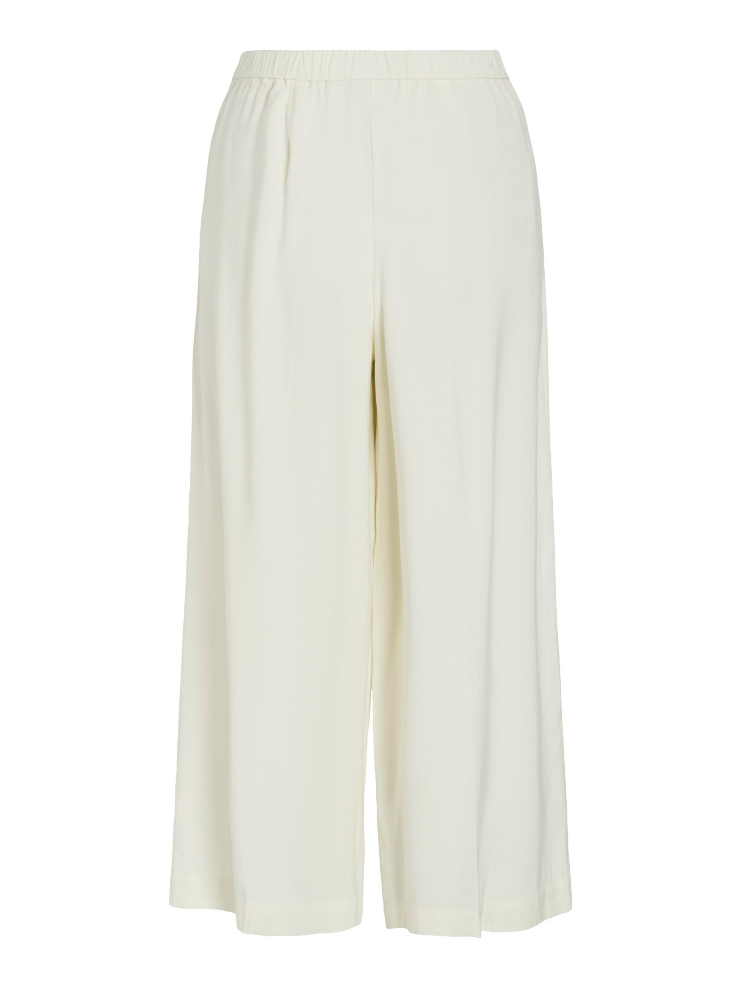 VILA - Pierna ancha Pantalón plisado 'VIMarlee' en blanco