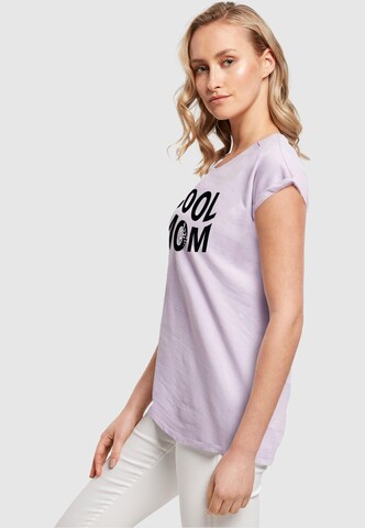 Merchcode T-Shirt 'Mothers Day - Cool Mom' in Lila