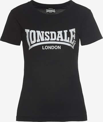 LONSDALE Shirt in Schwarz: predná strana