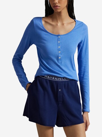 Polo Ralph Lauren Longsleeve ' Whisper Weight Cotton ' in Blau