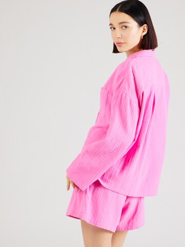 Lindex Kort pyjamas i rosa