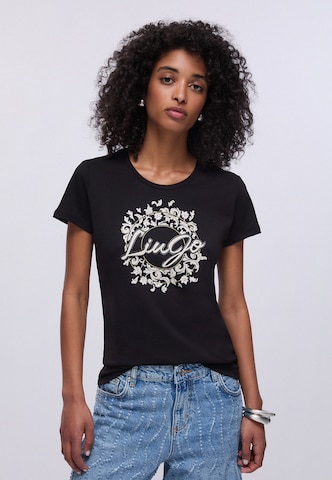 Tricou de la Liu Jo pe negru: față