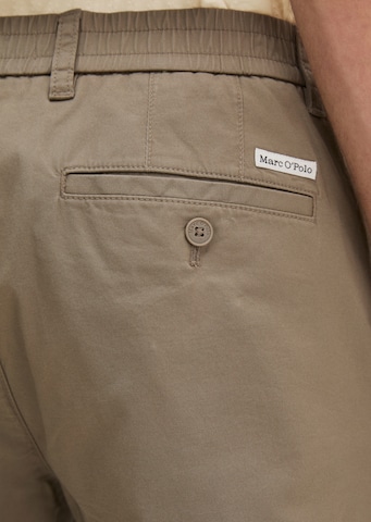 Marc O'Polo Regular Chino trousers 'Morot' in Brown