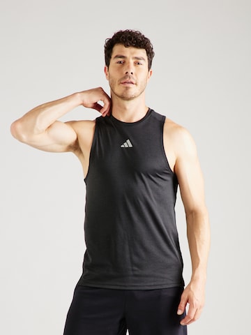 ADIDAS PERFORMANCE Performance Shirt 'Hiit Workout' in Black: front