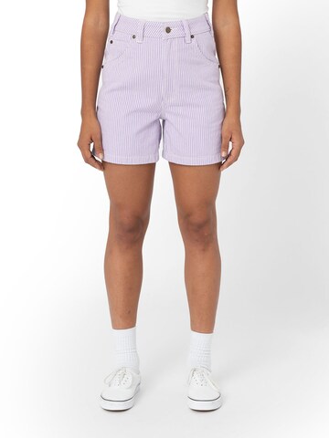 DICKIES Regular Shorts 'Hickory' in Lila: predná strana