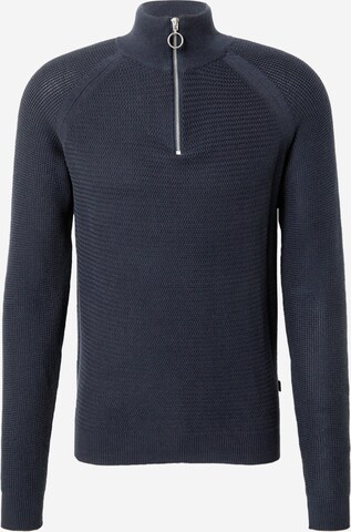 Casual Friday Sweater 'Kristian' in Blue: front