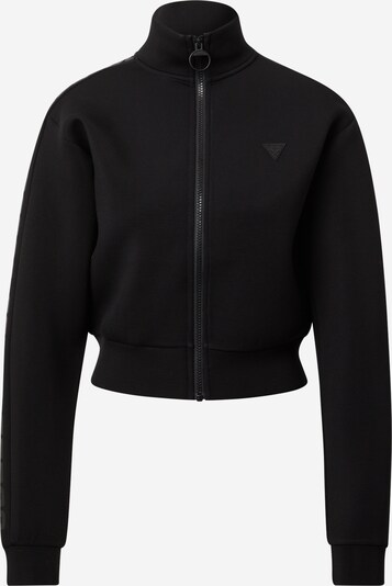 GUESS Sportsweatjacke in schwarz, Produktansicht