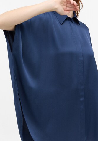 ETERNA Blouse ' OVERSIZE FIT ' in Blauw