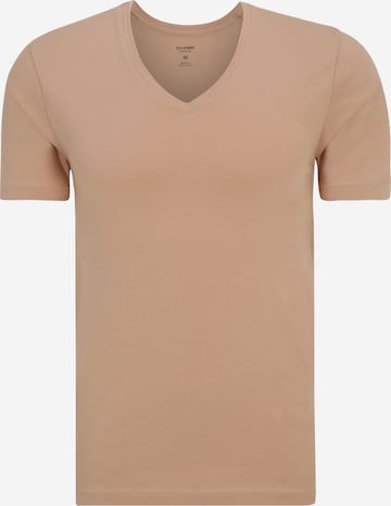 OLYMP Regular fit Shirt 'Level 5' in Beige: front