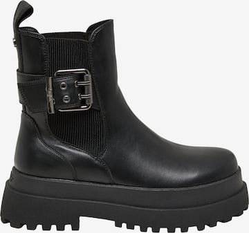 juoda BUFFALO „Chelsea“ batai 'Pluto': priekis