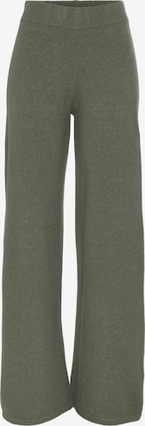 Wide Leg Pantalon LASCANA en vert : devant