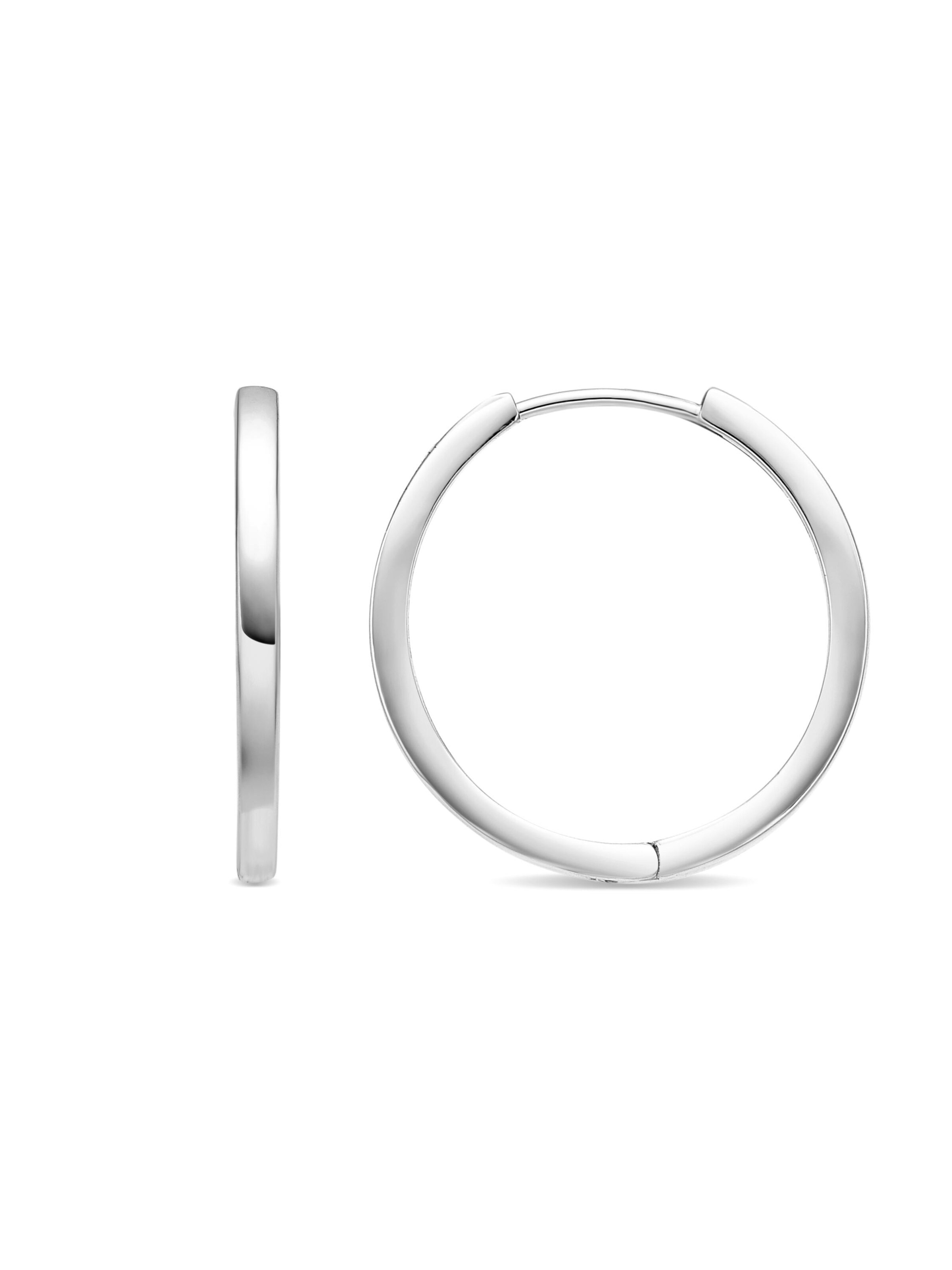 Luxenter Oorbellen 'Umsy' in Zilver: voorkant