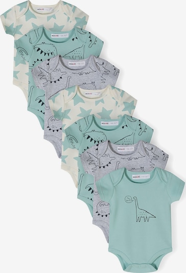 Šliaužtinukas / glaustinukė iš MINOTI, spalva – mėtų spalva / purpurinė / juoda / balta, Prekių apžvalga