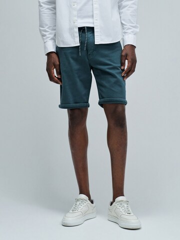 Salsa Jeans Regular Shorts Regular in Grün: Vorderseite