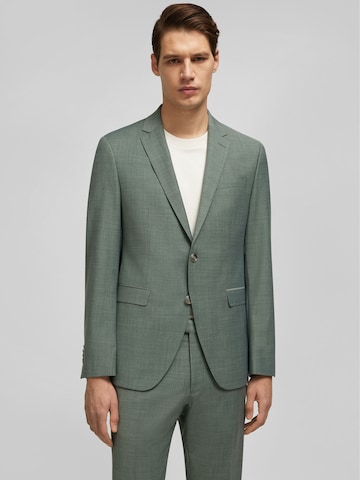 HECHTER PARIS Slim fit Business Blazer in Green: front