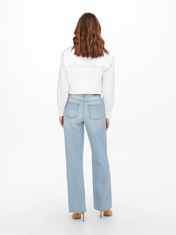 Wide leg Jeans 'Molly' di ONLY in blu