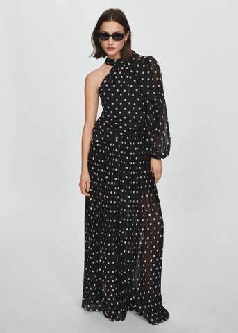 MANGO Wide leg Trousers 'Adela' in Black