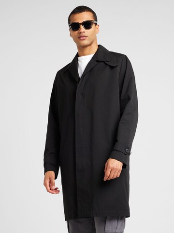 HUGO Between-seasons coat 'Maver' in Black: front