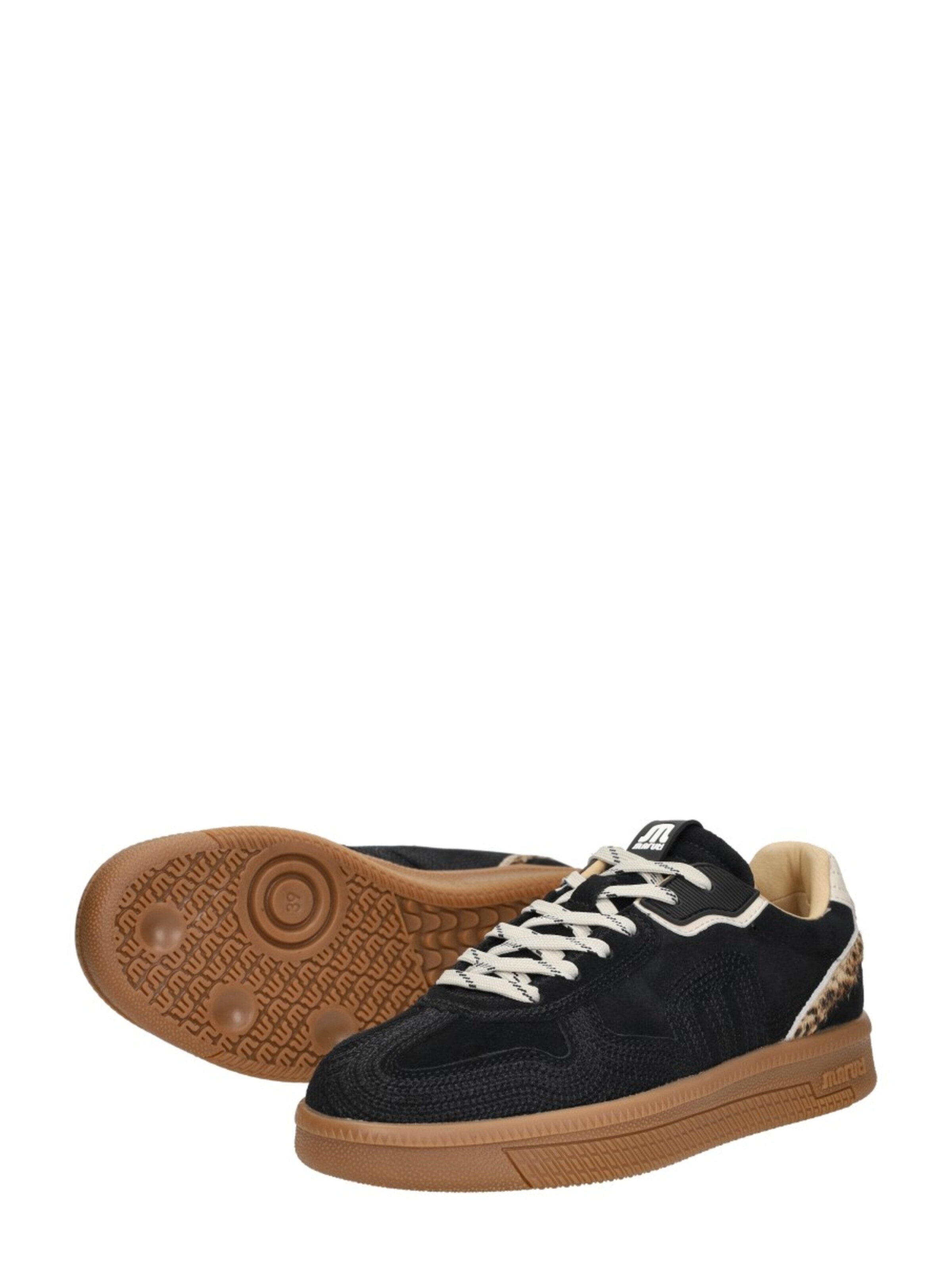 MARUTI Sneakers laag 'Yale Emboidery' in Zwart