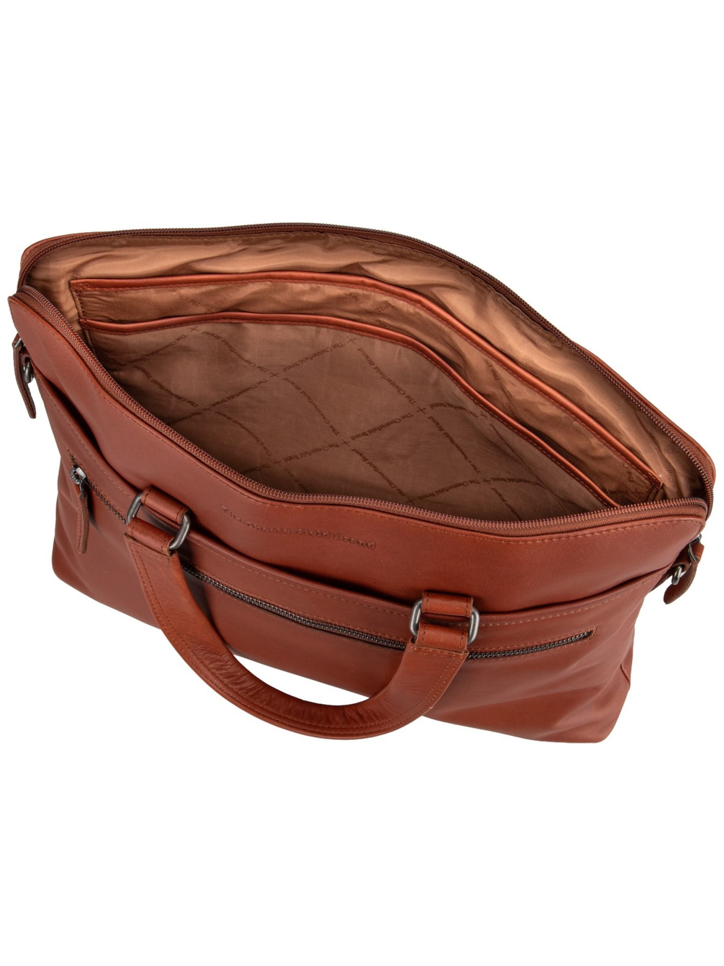 The Chesterfield Brand Document Bag 'Elvas' in Brown
