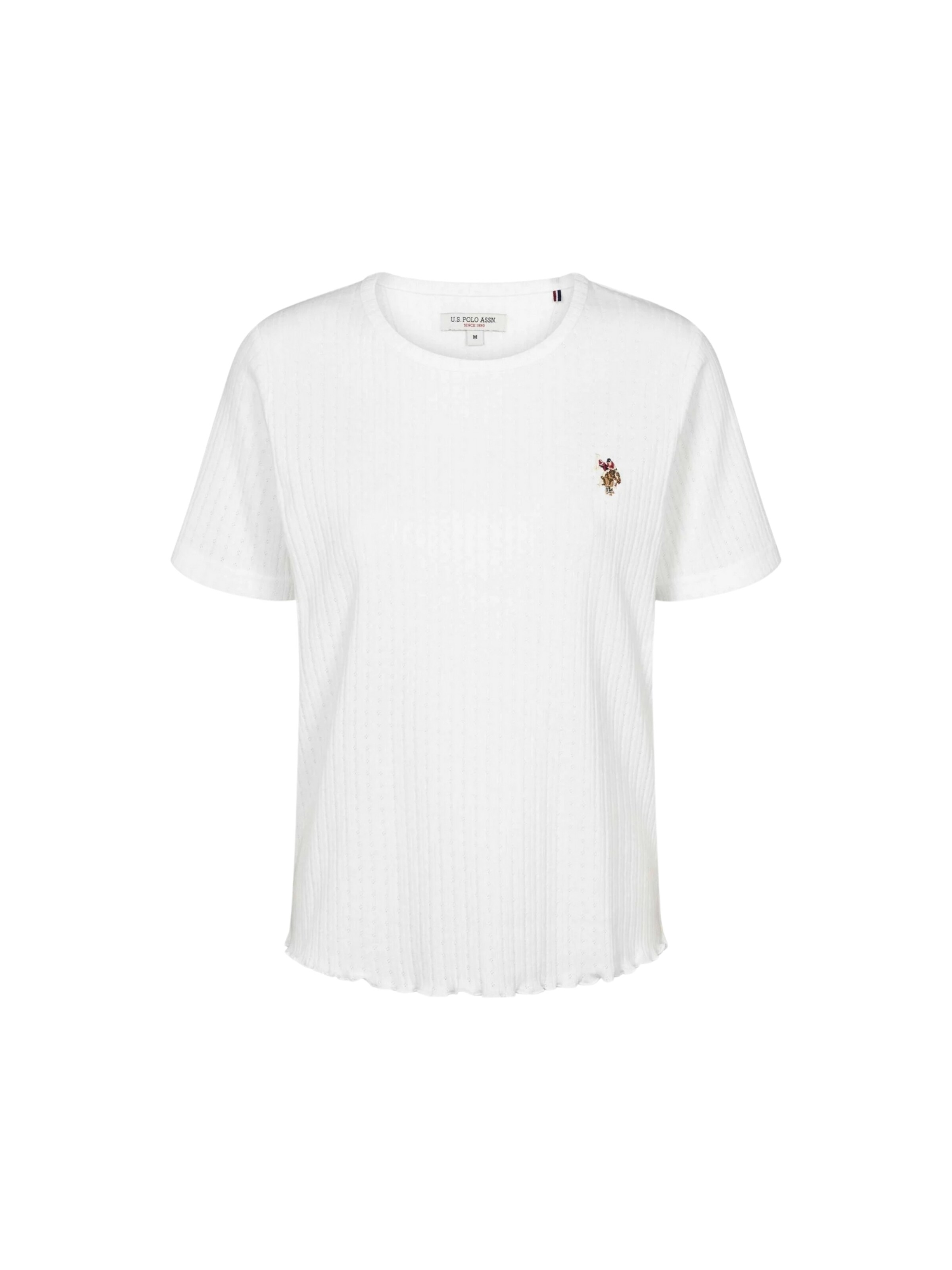 U.S. POLO ASSN. T-Shirt 'UWMaja' in Weiß: Vorderseite