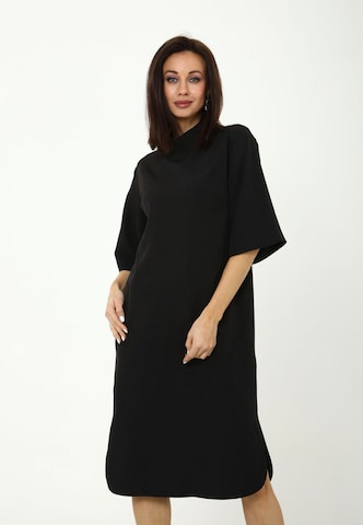 Awesome Apparel Dress in Black: front