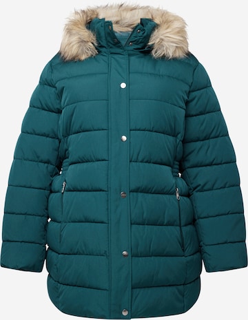 ONLY Carmakoma Winter Jacket 'NEW LUNA' in Blue: front