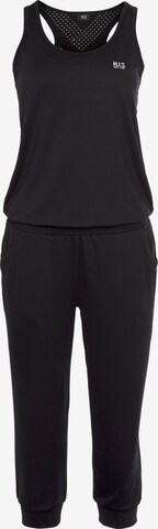 H.I.S Sports Suit in Black: front