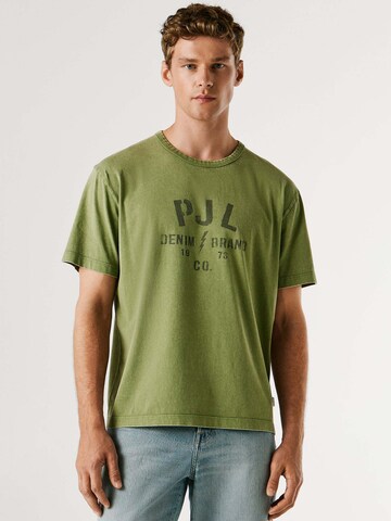 T-Shirt 'Gunner' Pepe Jeans en vert : devant