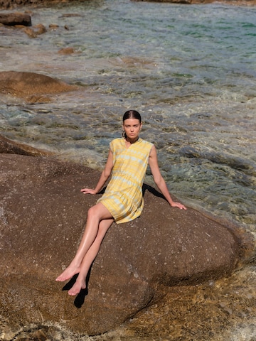 Pink Label Sommerkjole i gul
