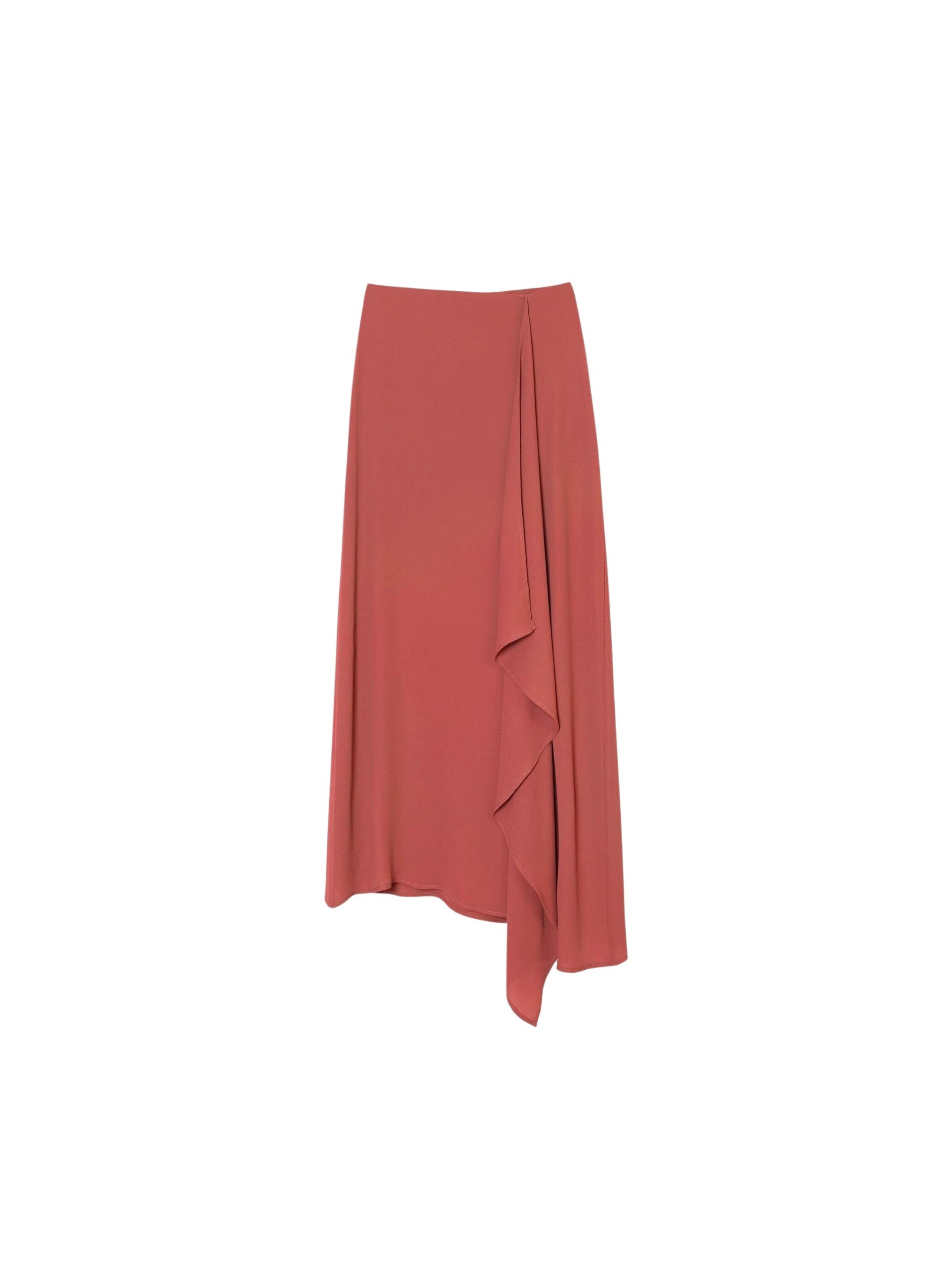 THE-ARE - Falda en naranja: frente