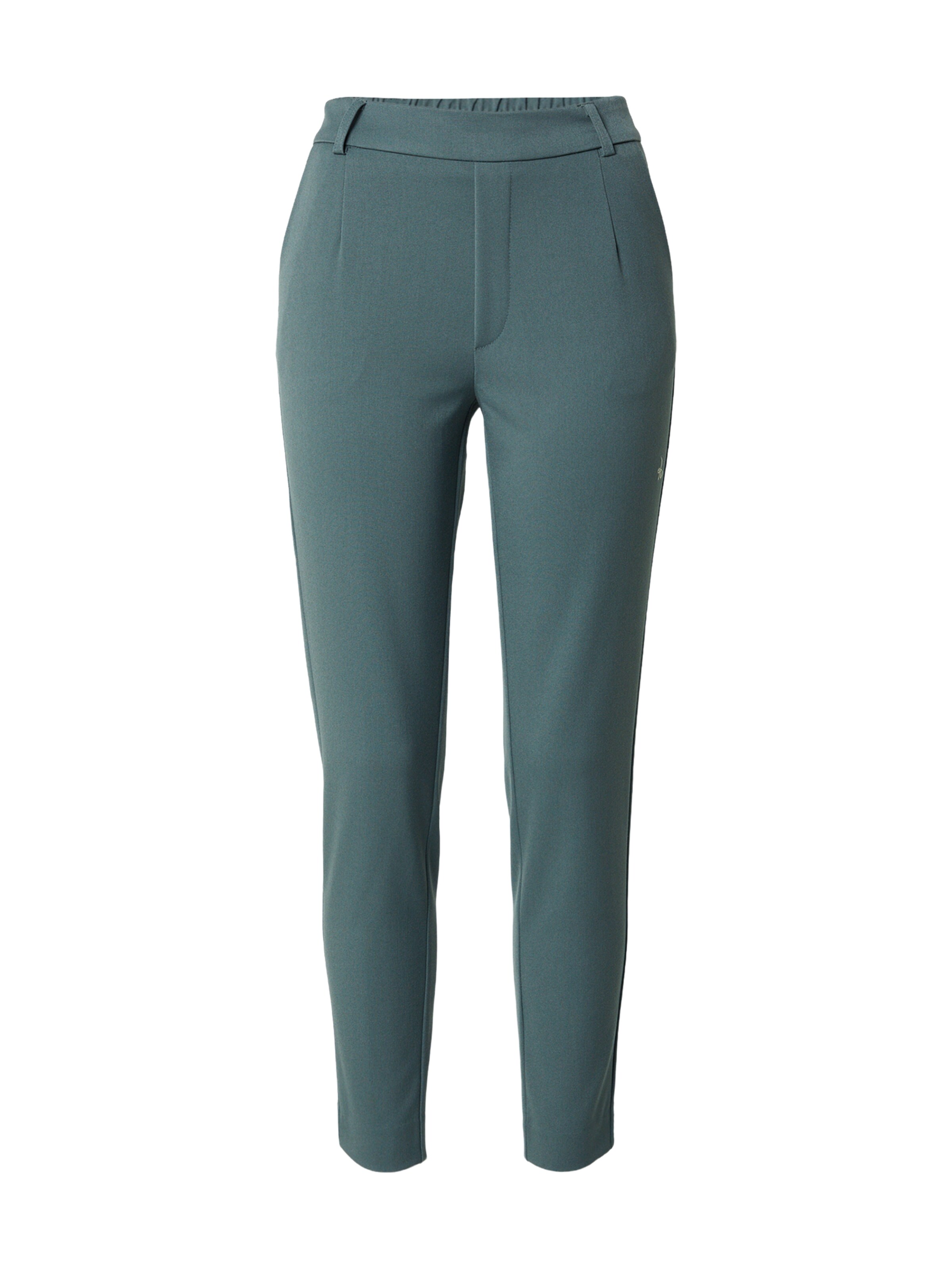 VILA Slim fit Pleat-Front Pants 'VIVarone' in Green