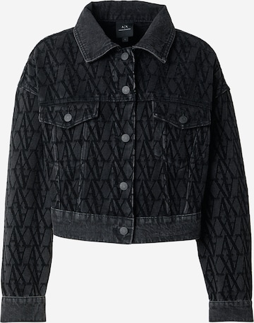 juoda ARMANI EXCHANGE Demisezoninė striukė: priekis