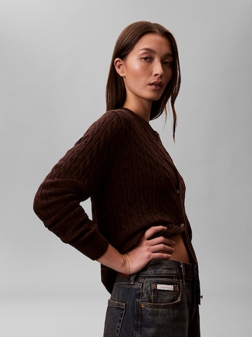 Calvin Klein Jeans Gebreid vest in Bruin