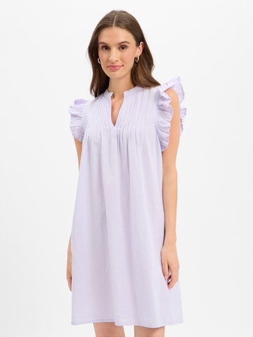 mbym Sommerkleid 'Gemala' in Lila: Vorderseite