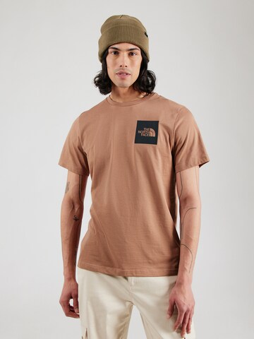 THE NORTH FACE Shirt in Brown: front