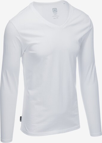T-Shirt 'L136' Ombre en blanc