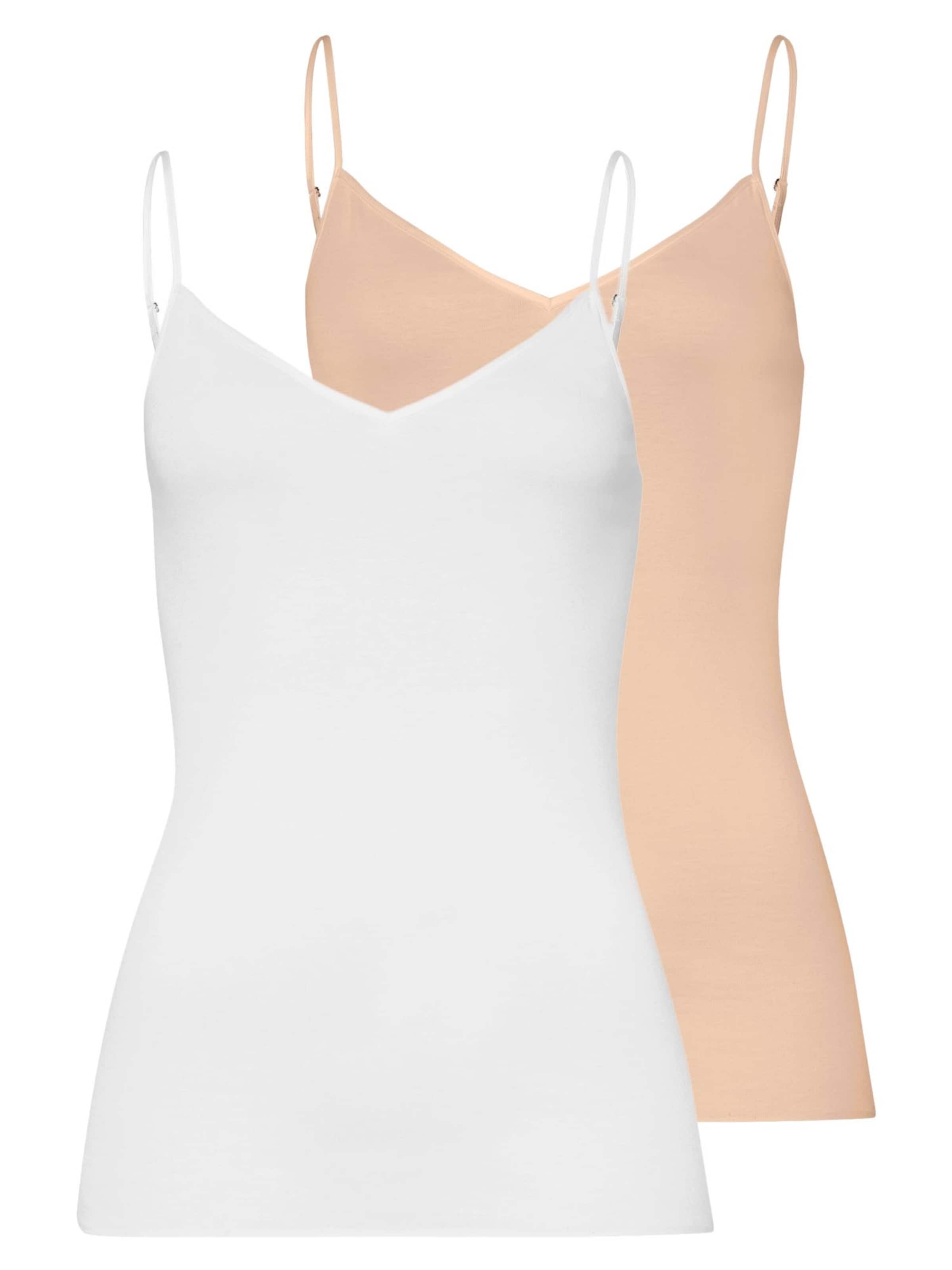 Hanro Onderhemd 'Cotton Seamless' in Beige: voorkant