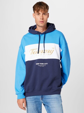 Tommy Jeans Sweatshirt in Blauw: voorkant