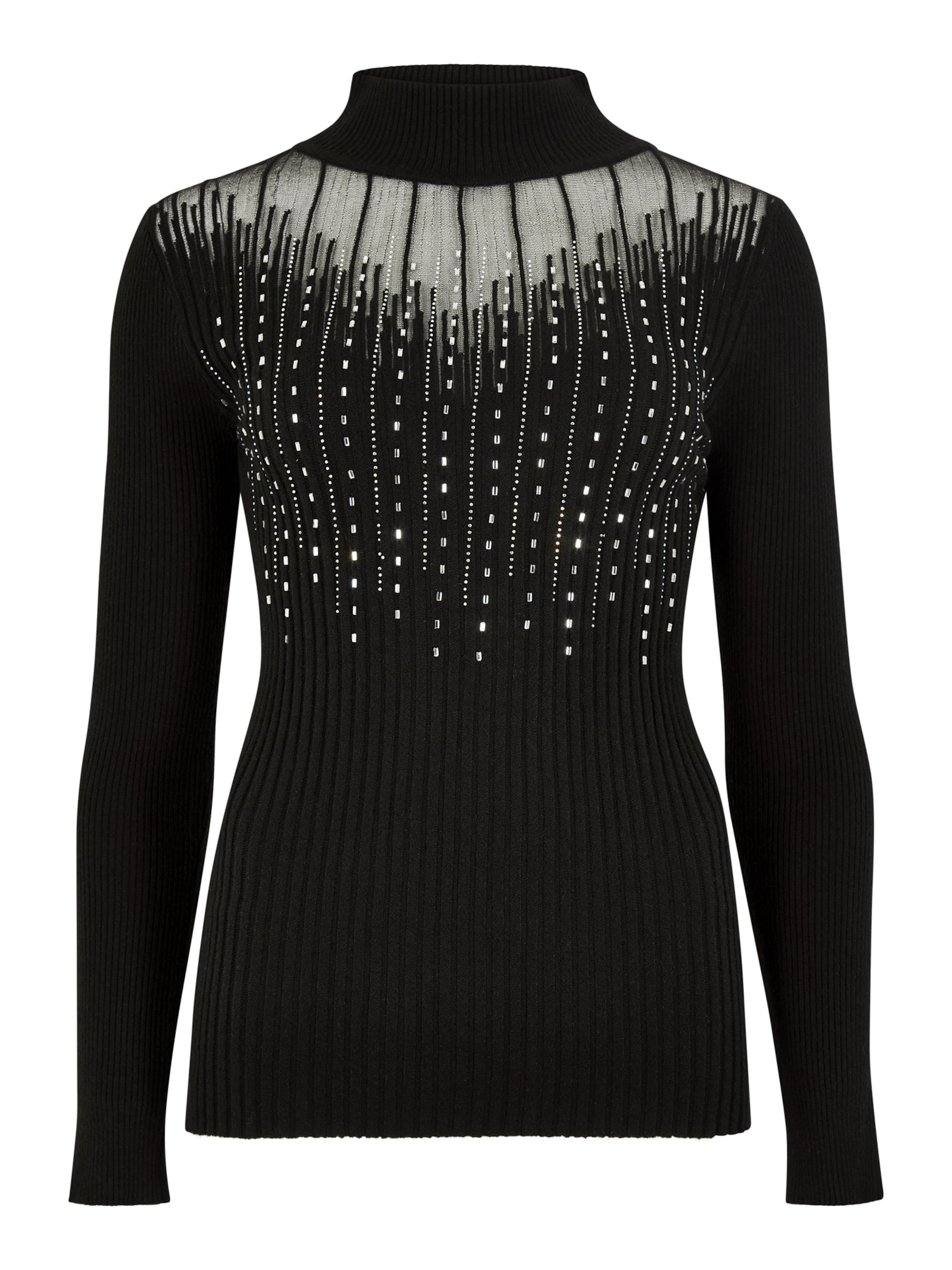 Pull-over ' ' Apricot en noir : devant