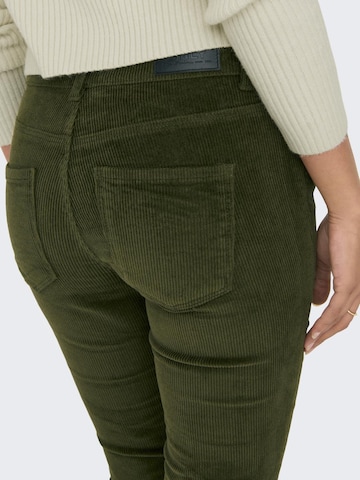 évasé Pantalon ONLY en vert