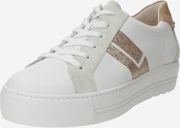 Baskets basses Paul Green en blanc : devant