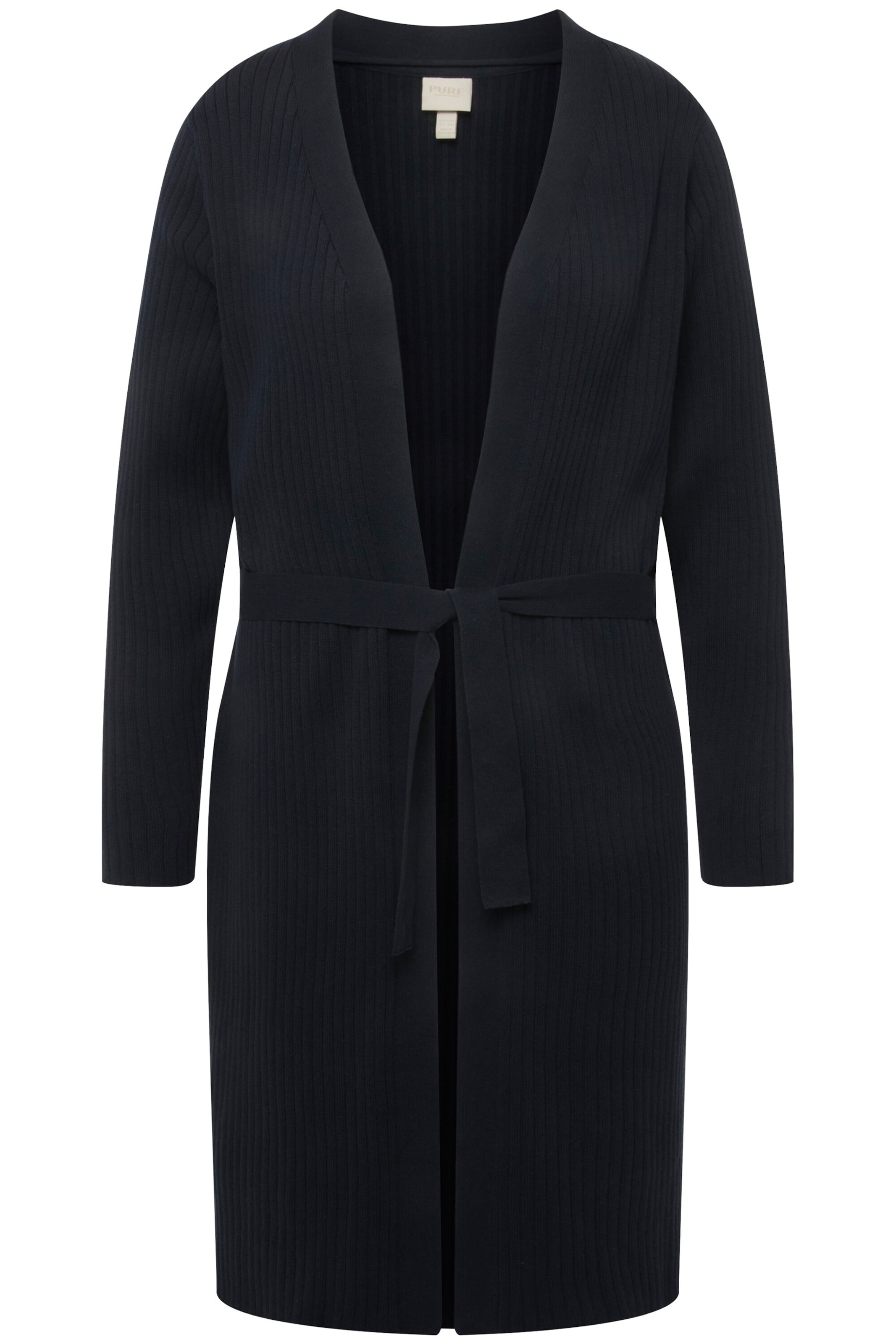 Ulla Popken Strickjacke in Blau: Vorderseite