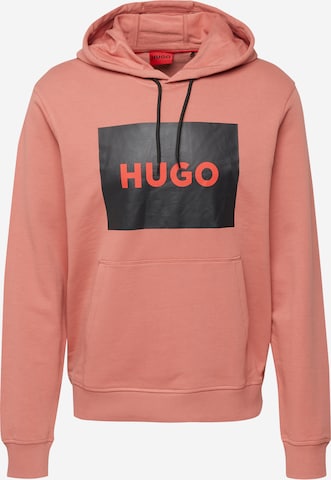 HUGO Sweatshirt 'Duratschi' in Pink: front