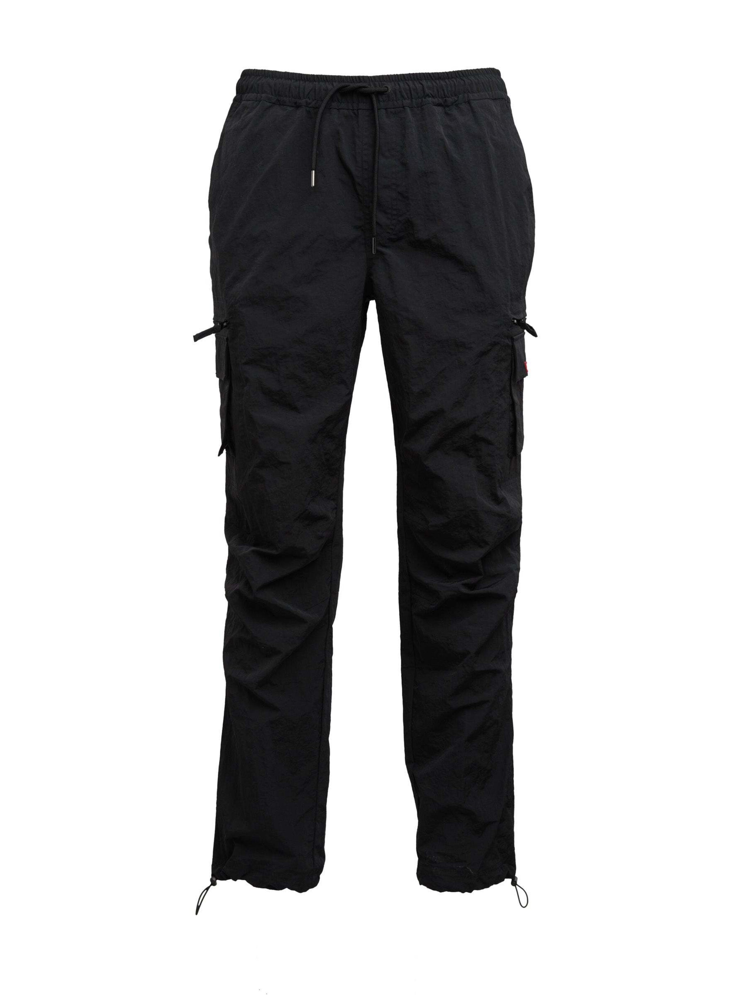 JACK1T Regular Athletic Pants 'JACK1T TECH' in Black: front